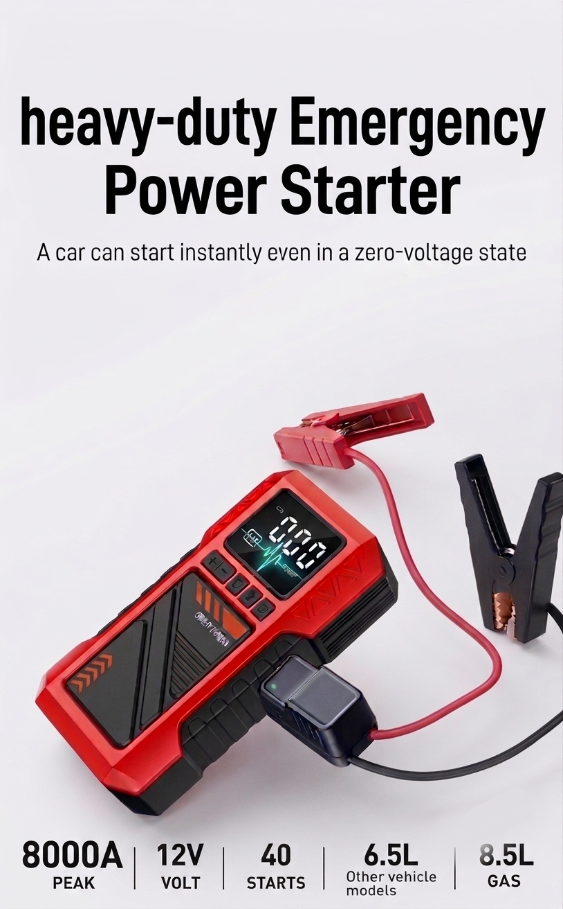 8000A Jump Starter & 180 PSI Portable Air Compressor | DriveHub
