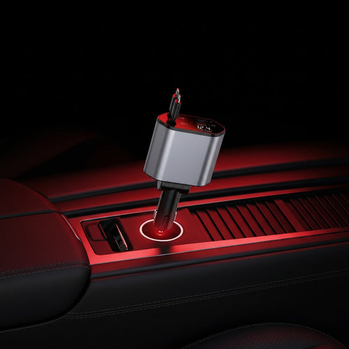 DriveHub 4-in-1 Fast Car Charger Adapter